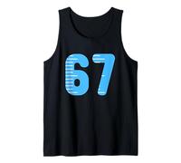 67 Righello Stile Numero Back to School Graphic Design Canotta