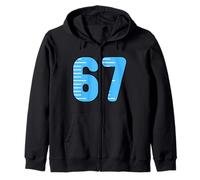 67 Righello Stile Numero Back to School Graphic Design Felpa con Cappuccio