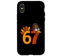 67 Ringraziamento Meme Mason 6 7 Turchia Sei sette ragazzi adolescenti Custodia per iPhone X/XS