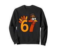 67 Ringraziamento Meme Mason 6 7 Turchia Sei Sette Ragazzi Adolescenti Felpa