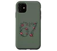 67 Rose Floral Meme Stile Romantico Custodia per iPhone 11