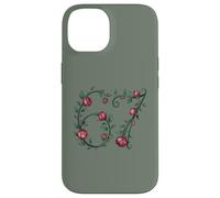 67 Rose Floral Meme Stile Romantico Custodia per iPhone 14
