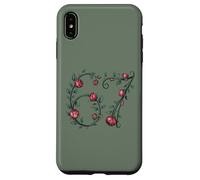 67 Rose Floral Meme Stile Romantico Custodia per iPhone XS Max