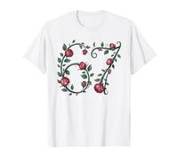 67 Rose Floral Meme Stile Romantico Maglietta