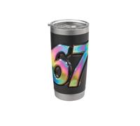 67 Sei Sette 6-7 Dolce Brainrot Italiano Meme Per Bambini Bicchiere termico in acciaio inox doppia parete