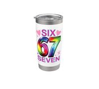 67 Sei Sette 6-7 Dolce Brainrot Italiano Meme Per Bambini Bicchiere termico in acciaio inox doppia parete