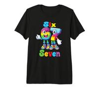 67 Sei Sette 6-7 Dolce Brainrot Italiano Meme per Bambini Maglietta Premium