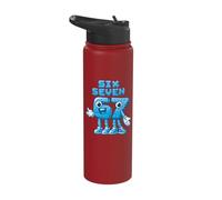 67 Sei Sette 6-7 Dolce Brainrot Italiano Meme Per Bambini Stainless Steel Insulated Water Bottle