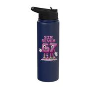 67 Sei Sette 6-7 Dolce Brainrot Italiano Meme Per Bambini Stainless Steel Insulated Water Bottle