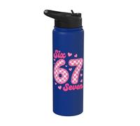 67 Sei Sette 6-7 Dolce Brainrot Italiano Meme Per Bambini Stainless Steel Insulated Water Bottle