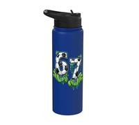 67 Sei Sette 6-7 Dolce Brainrot Italiano Meme Per Bambini Stainless Steel Insulated Water Bottle