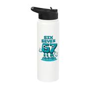 67 Sei Sette 6-7 Dolce Brainrot Italiano Meme Per Bambini Stainless Steel Insulated Water Bottle
