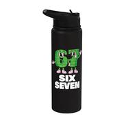 67 Sei Sette 6-7 Dolce Brainrot Italiano Meme Per Bambini Stainless Steel Insulated Water Bottle
