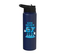 67 Sei Sette 6-7 Dolce Brainrot Italiano Meme Per Bambini Stainless Steel Insulated Water Bottle