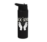 67 Sei Sette 6-7 Dolce Brainrot Italiano Meme Per Bambini Stainless Steel Insulated Water Bottle