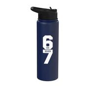 67 Sei sette 6 7 Meme Funny Meme Dicendo 67 Stainless Steel Insulated Water Bottle