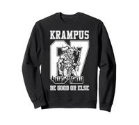 67 Sei Sette 6 7 Meme Natale Krampus Vintage Varsity Felpa