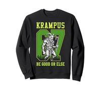 67 Sei Sette 6 7 Meme Natale Krampus Vintage Varsity Felpa