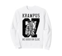 67 Sei Sette 6 7 Meme Natale Krampus Vintage Varsity Felpa