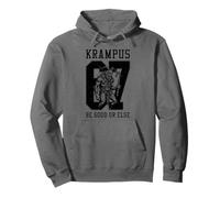 67 Sei Sette 6 7 Meme Natale Krampus Vintage Varsity Felpa con Cappuccio