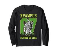 67 Sei Sette 6 7 Meme Natale Krampus Vintage Varsity Maglia a Manica