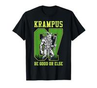 67 Sei Sette 6 7 Meme Natale Krampus Vintage Varsity Maglietta