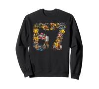 67 Sei Sette Compleanno Meme Virale Italiano Brainrot Halloween Felpa
