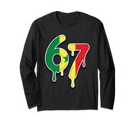 67 Senegal Six Seven Bandiera Senegalese Maglia a Manica