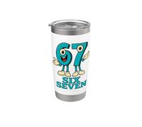 67 Six Seven 6-7 - Divertente meme di gioco gergale italiano Brainrot Bicchiere termico in acciaio inox doppia parete