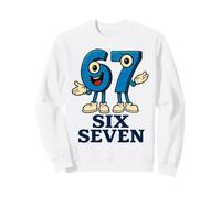 67 Six Seven 6-7 - Divertente Meme di Gioco per Bambini Brainrot Italiano Felpa