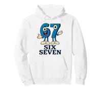 67 Six Seven 6-7 - Divertente Meme di Gioco per Bambini Brainrot Italiano Felpa con Cappuccio