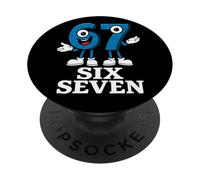 67 Six Seven 6-7 - Divertente meme di gioco per bambini Brainrot italiano PopSockets PopGrip Adesivo