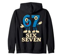 67 Six Seven 6-7 - Divertente Meme Italiano di Gioco Brainrot Felpa con Cappuccio