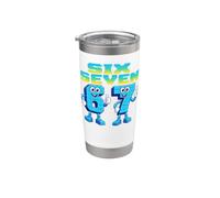 67 Six Seven 6-7 - Funny Italian Brainrot Kids Gaming Meme Bicchiere termico in acciaio inox doppia parete