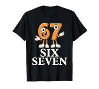 67 Six Seven 6-7 | Funny Italian Brainrot Kids Gaming Meme Maglietta