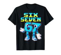 67 Six Seven 6-7 - Funny Italian Brainrot Kids Gaming Meme Maglietta