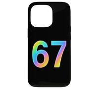 67 Six Seven 6 7 Meme Design Funny 6 7 Custodia per iPhone 13 Pro