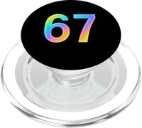 67 Six Seven 6 7 Meme Design Funny 6 7 PopSockets PopGrip per MagSafe