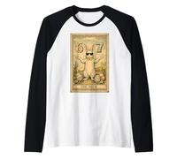 67 Six Seven 6 7 Meme Easter Bunny Rabbit Bruh Tarocchi Maglia con Maniche Raglan