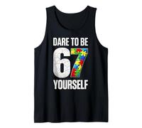 67 Six Seven Dare To Be Yourself Autism Awareness Canotta