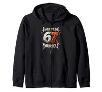 67 Six Seven Dare To Be Yourself Autism Awareness Felpa con Cappuccio