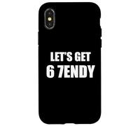 67 Six Seven Sendy 6 7endy Let's get Sendy 67 Meme Funny 6 7 Custodia per iPhone X/XS