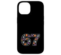 67 Space Six Seven Astronaut Planets Custodia per iPhone 14