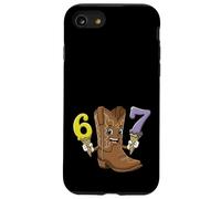 67 stivali da cowboy sei sette gelato gocciolante divertente Custodia per iPhone SE (2020) / 7/8
