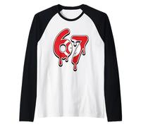 67 Tunisia Six Seven Bandiera tunisina Maglia con Maniche Raglan