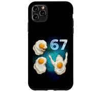 67 Uovo fritto meme ululando alla luna sei sette Custodia per iPhone 11 Pro Max