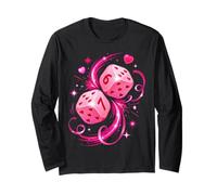 67 Valentine Six Seven Dice 6 7 Valentine's Day Maglia a Manica