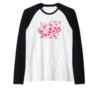 67 Valentine's Day Six Seven Dice 6 7 Meme Men Women Kids Maglia con Maniche Raglan