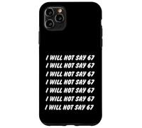 67 Write Lines Six Seven 7endy 6 7endy 67 Meme Funny 6 7 Custodia per iPhone 11 Pro Max