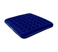 67004 MATERASSINO letto MATRIMONIALE Airbed blu floccato plus 203x183xh22cm GONF